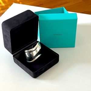Tiffany Elsa Peretti Small Bone Cuff in Sterling Silver